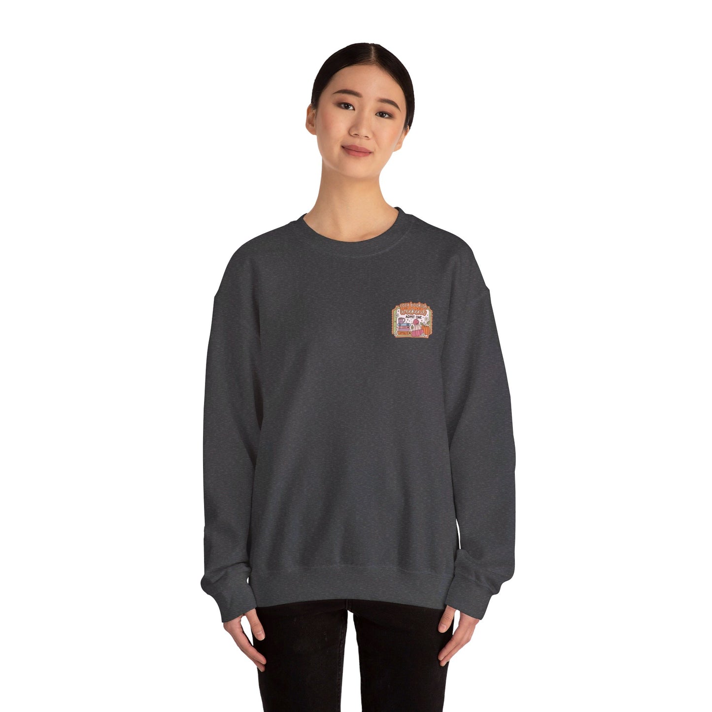 Cozy Bookish Weekend Crewneck Sweatshirt