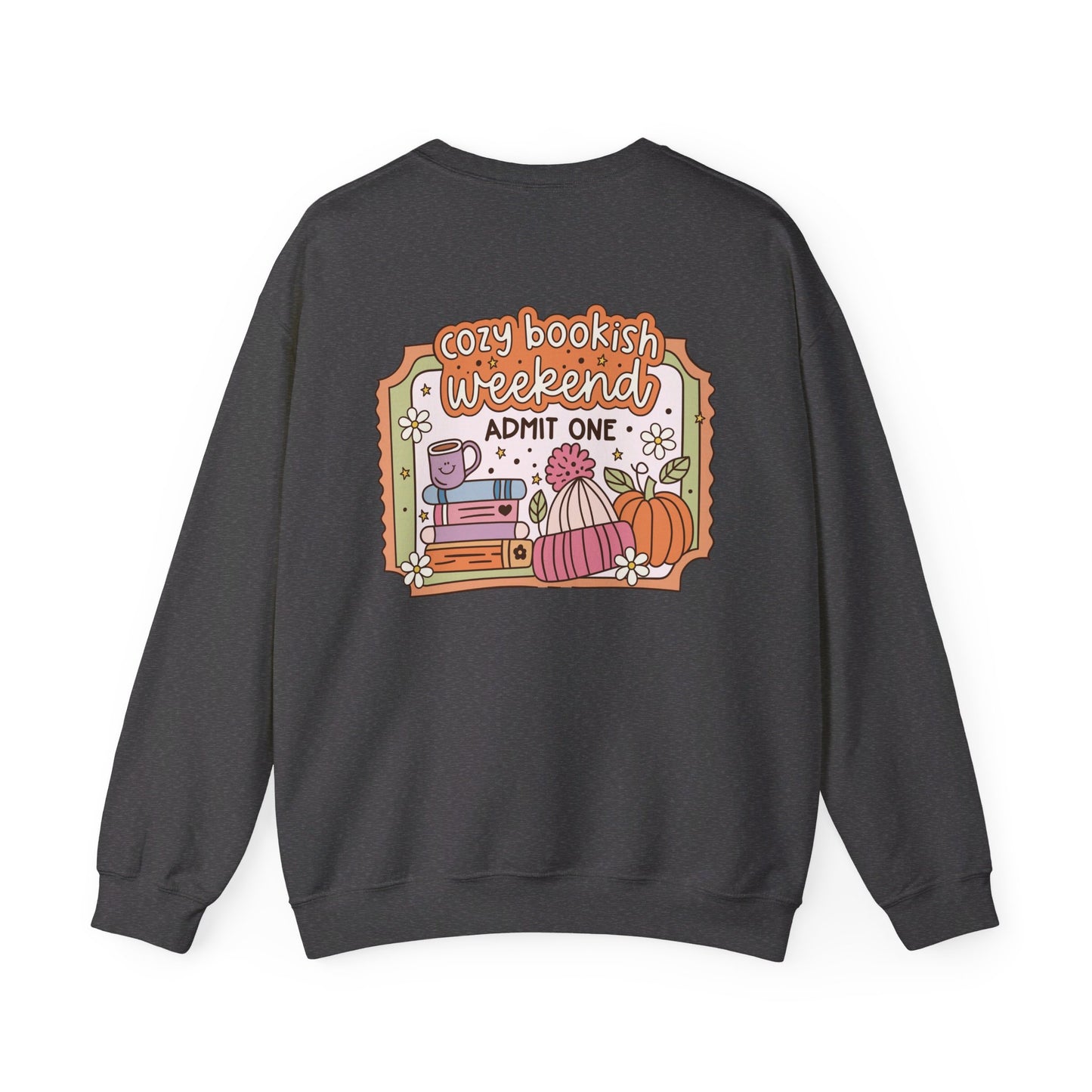 Cozy Bookish Weekend Crewneck Sweatshirt
