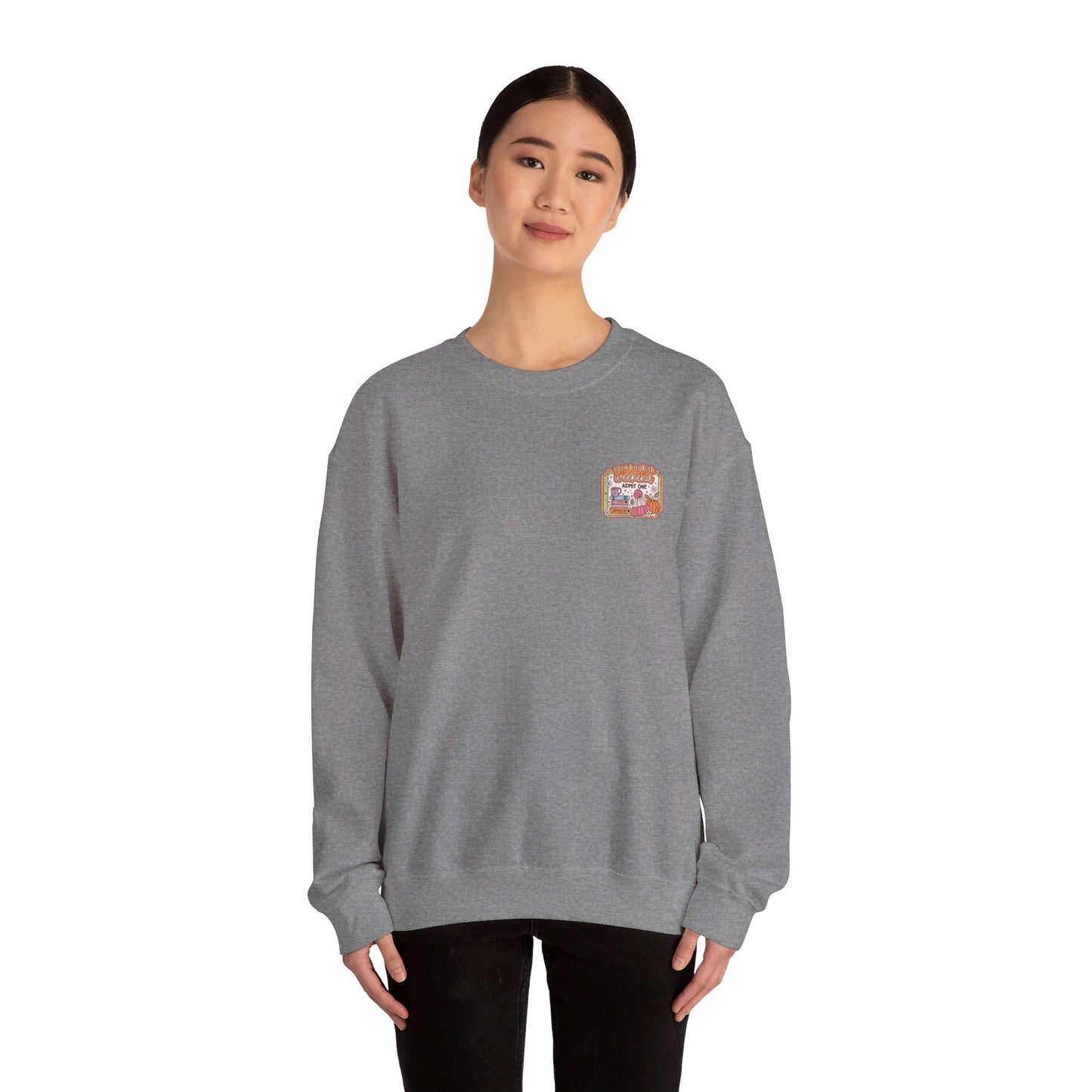 Cozy Bookish Weekend Crewneck Sweatshirt
