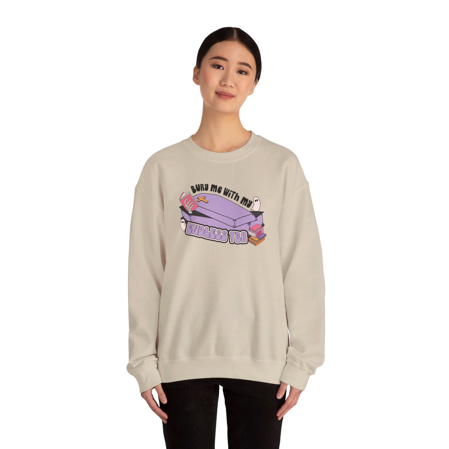 Bury Me With My Endless TBR Crewneck Sweatshirt
