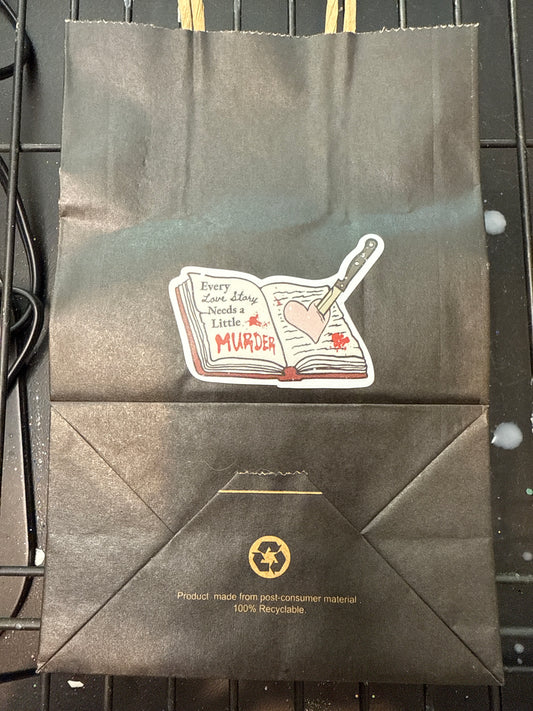 Every Love Story Needs a Little Murder Sticker