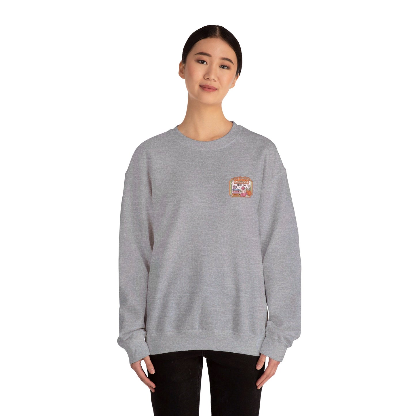 Cozy Bookish Weekend Crewneck Sweatshirt