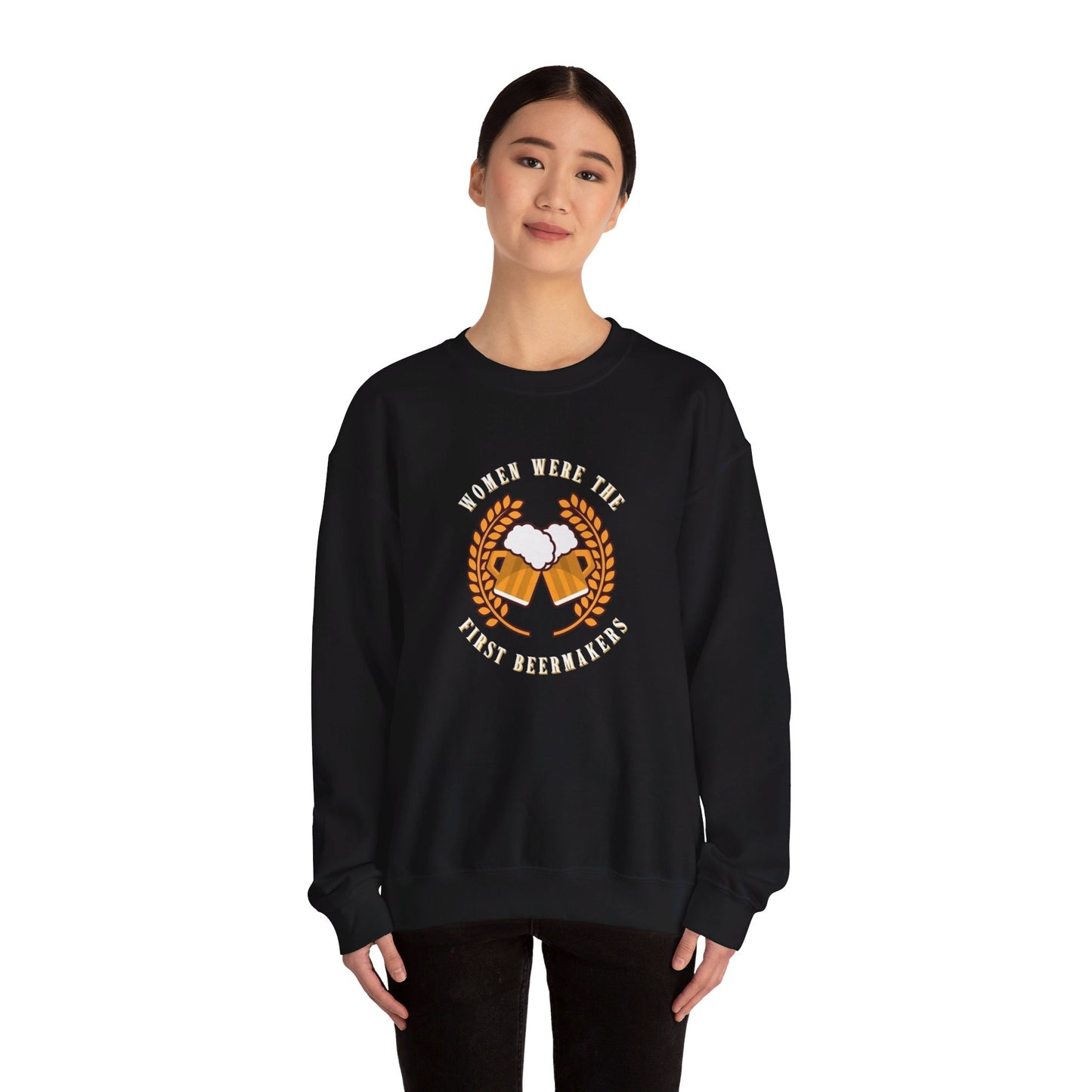 Women Were The First Beermakers Crewneck Sweatshirt
