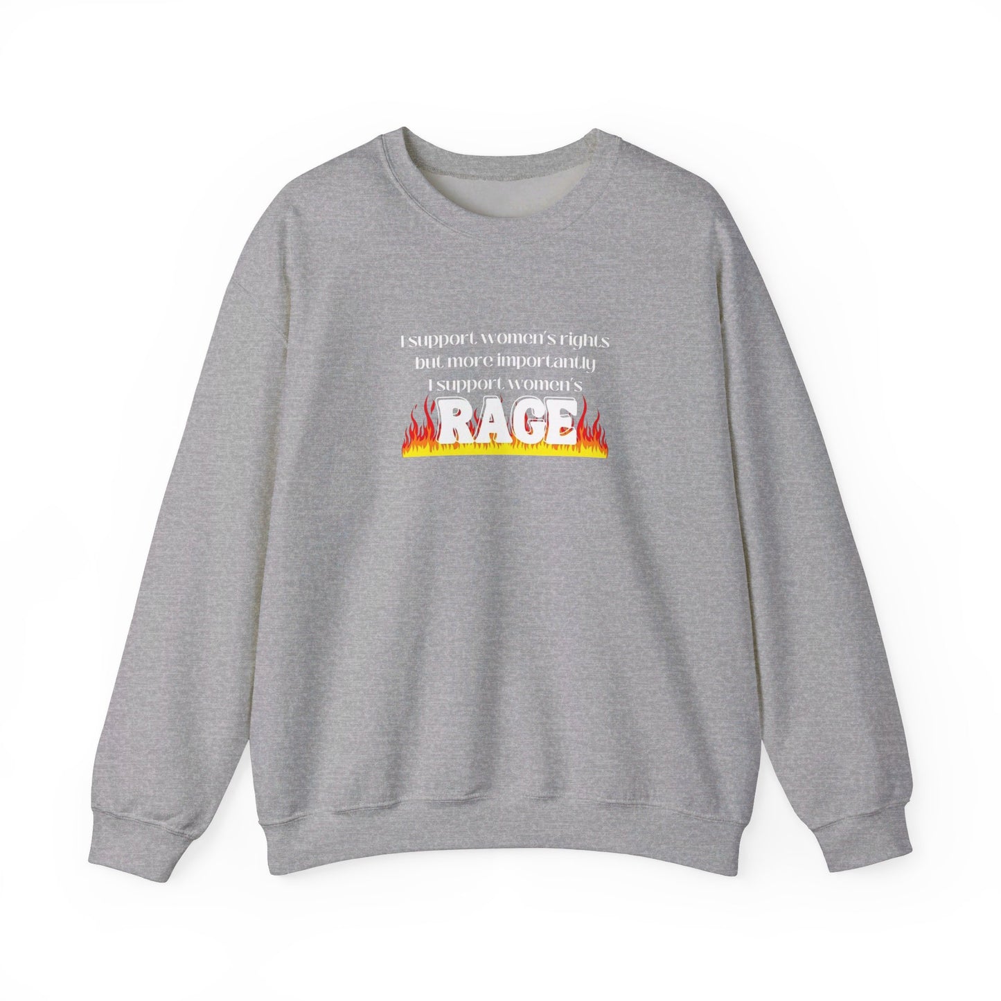 I Support Women's Rights Crewneck Sweatshirt