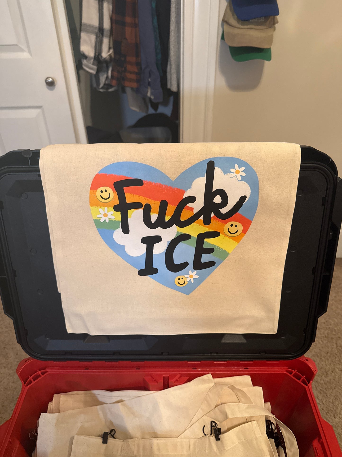 Fuck ICE Tote Bag