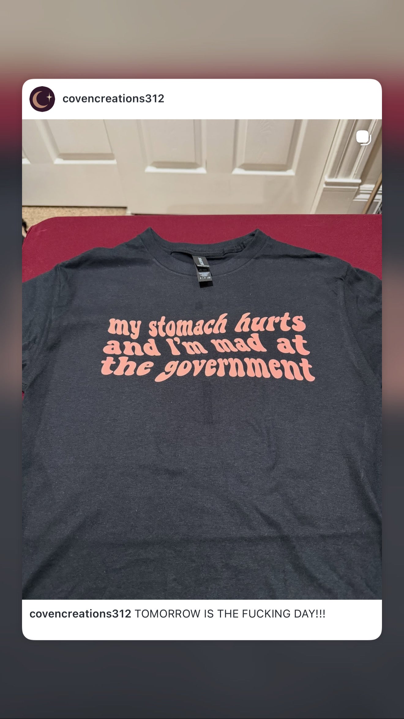 My Stomach Hurts Shirt