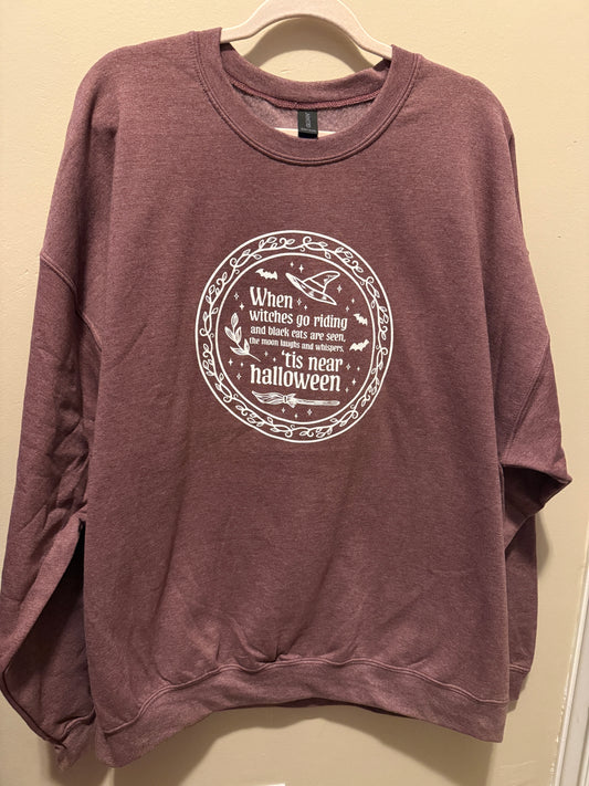 Tis Near Halloween Sweatshirt