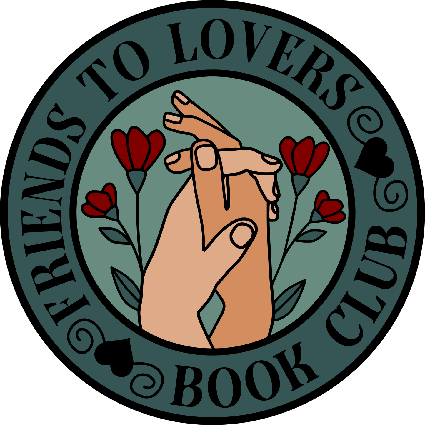 Friends to Lover Book Club Sticker