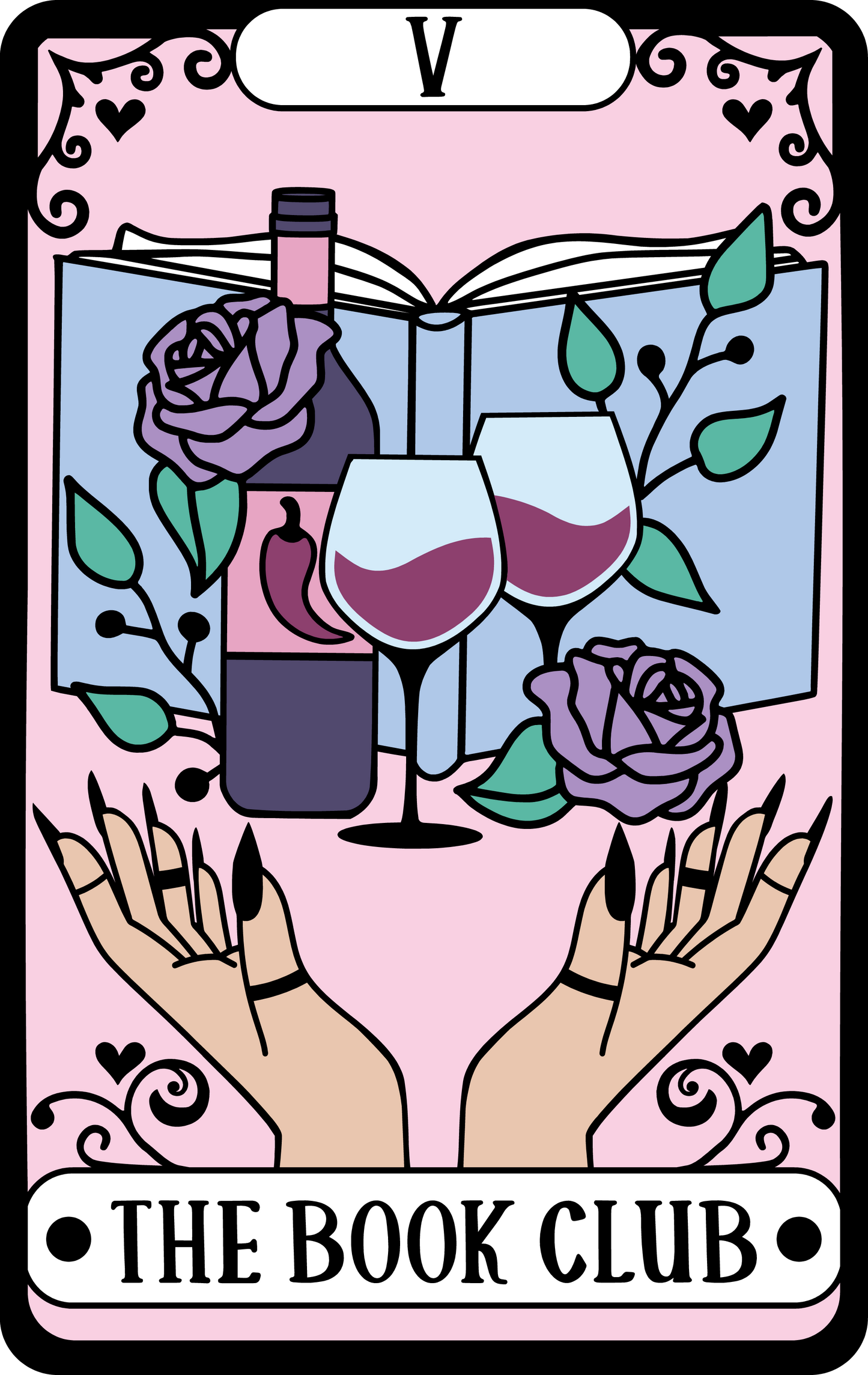 The Book Club Tarot Sticker