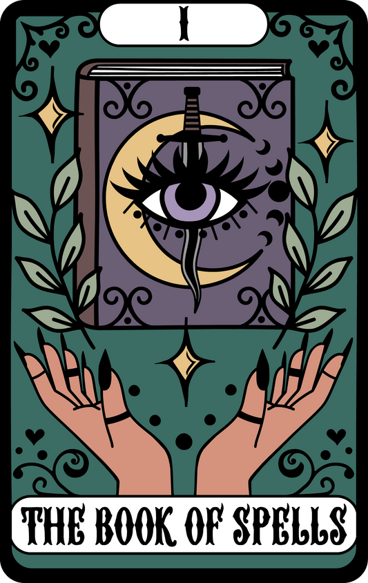 Book of Spells Tarot Sticker