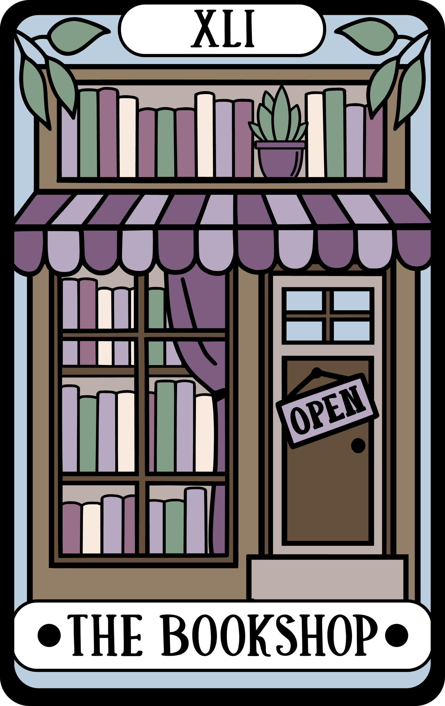 The Bookshop Tarot Sticker