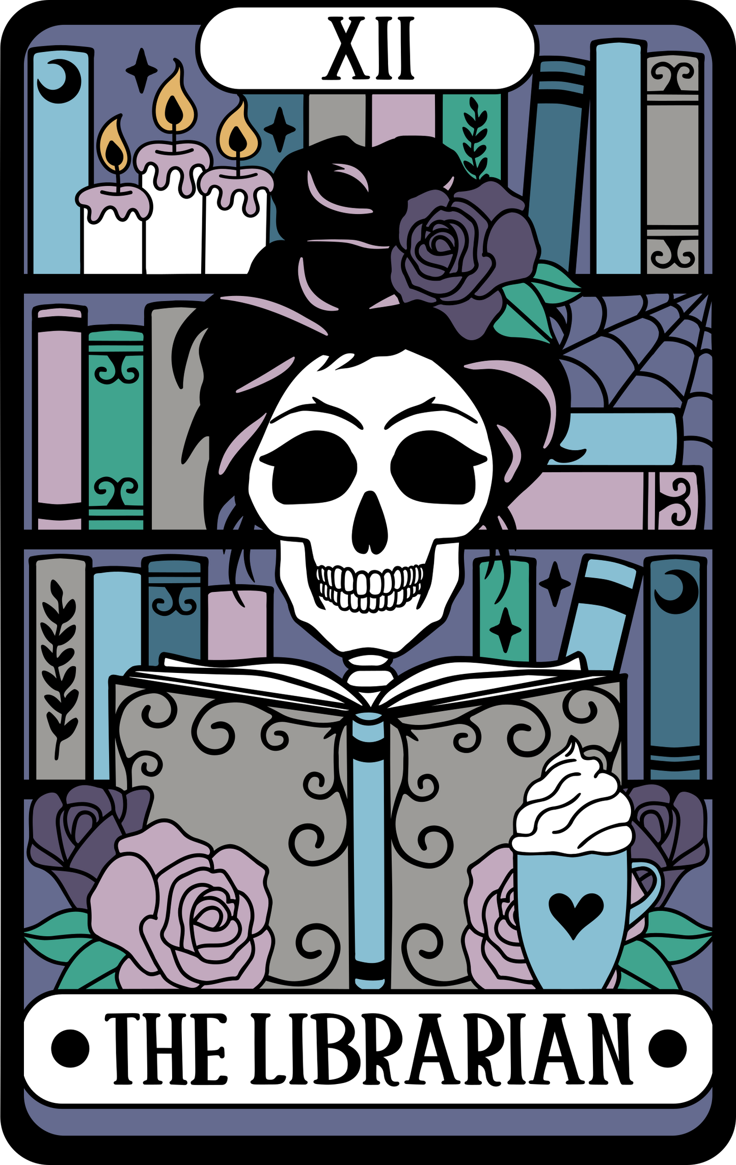 The Librarian Tarot Sticker