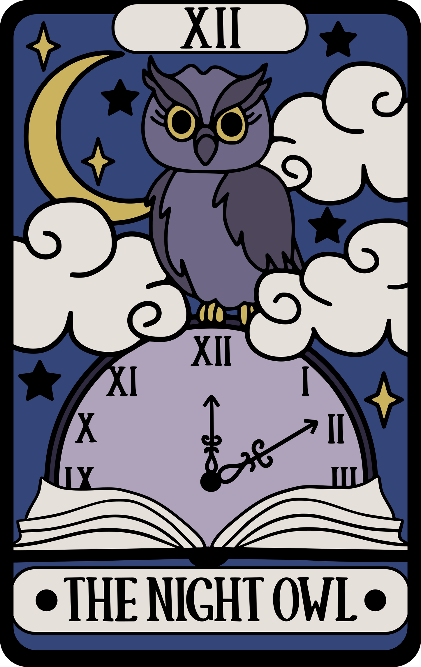 The Night Owl Tarot Sticker