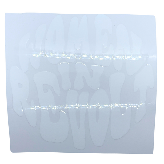 Women in Revolt Decal