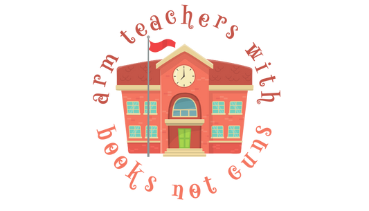 Arm Teachers with Books Not Guns Sticker