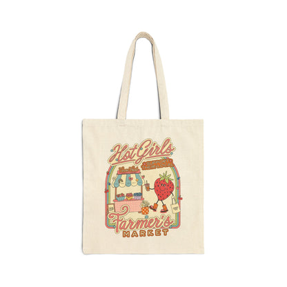 Hot Girls Support Their Local Farmers Market Tote Bag
