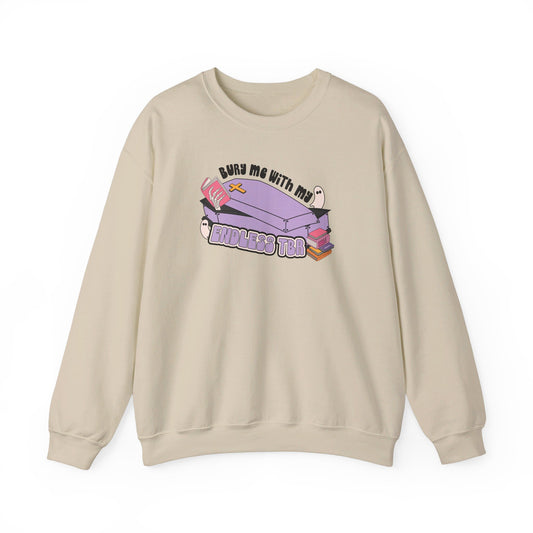 Bury Me With My Endless TBR Crewneck Sweatshirt