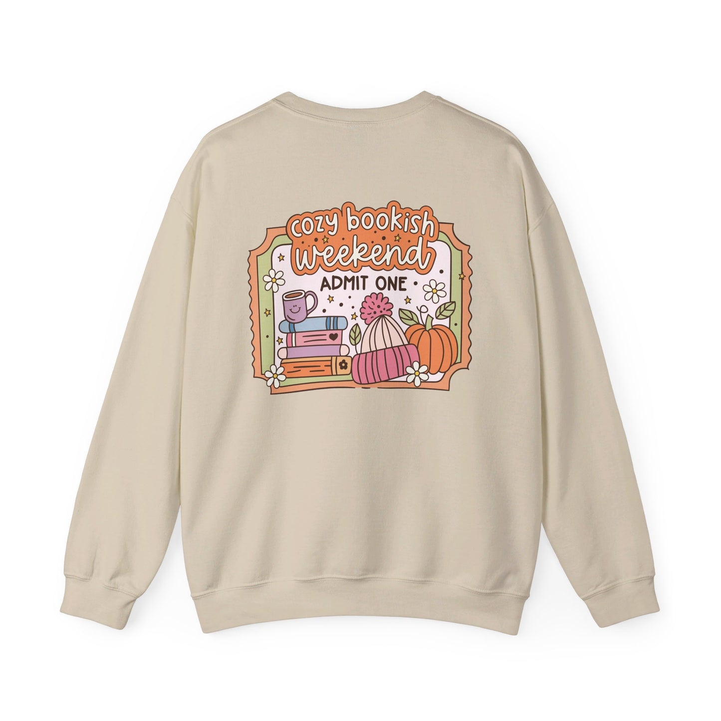 Cozy Bookish Weekend Crewneck Sweatshirt