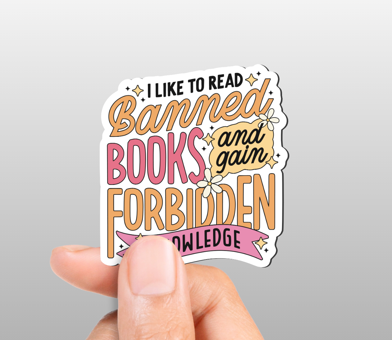 I Like To Read Banned Books Magnet