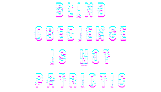 Blind Obedience