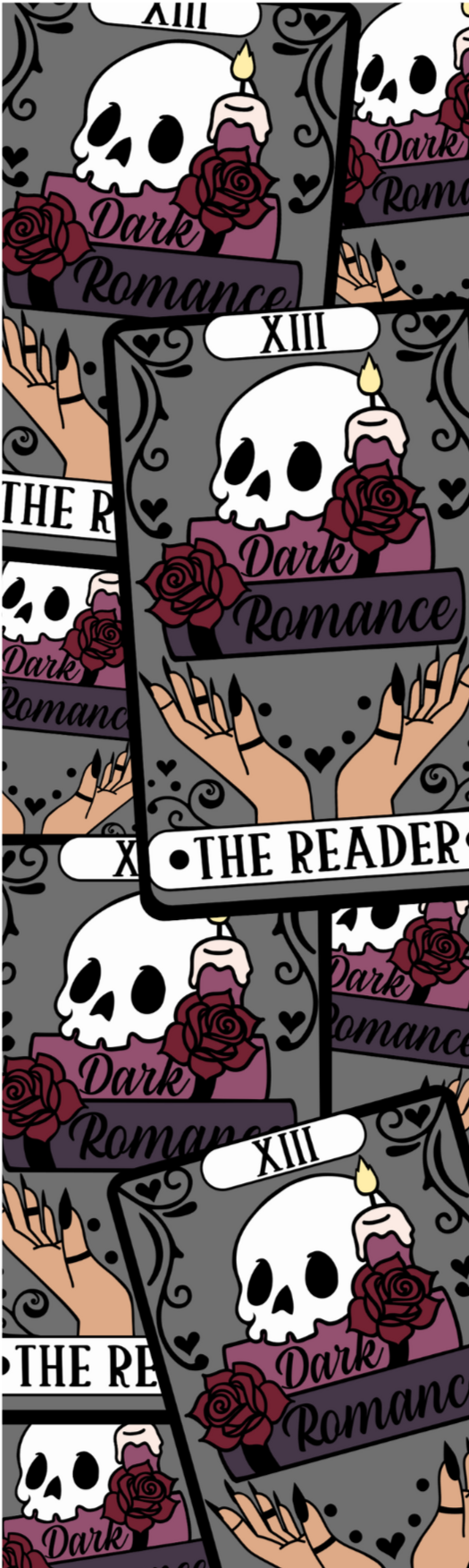 Dark Romance Reader Tarot Bookmark