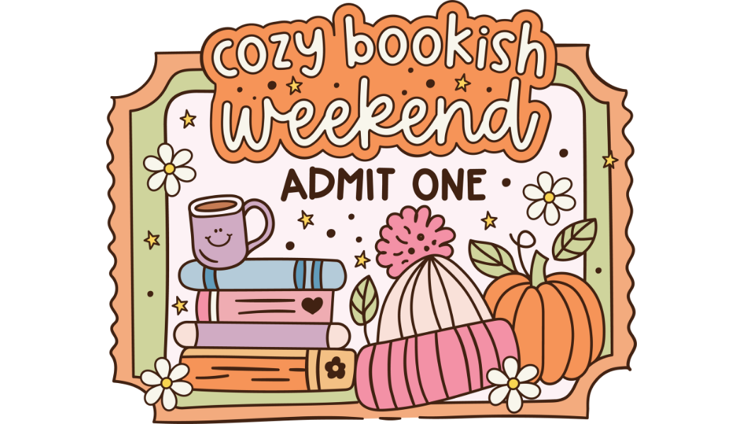 Cozy Bookish Weekend Sticker