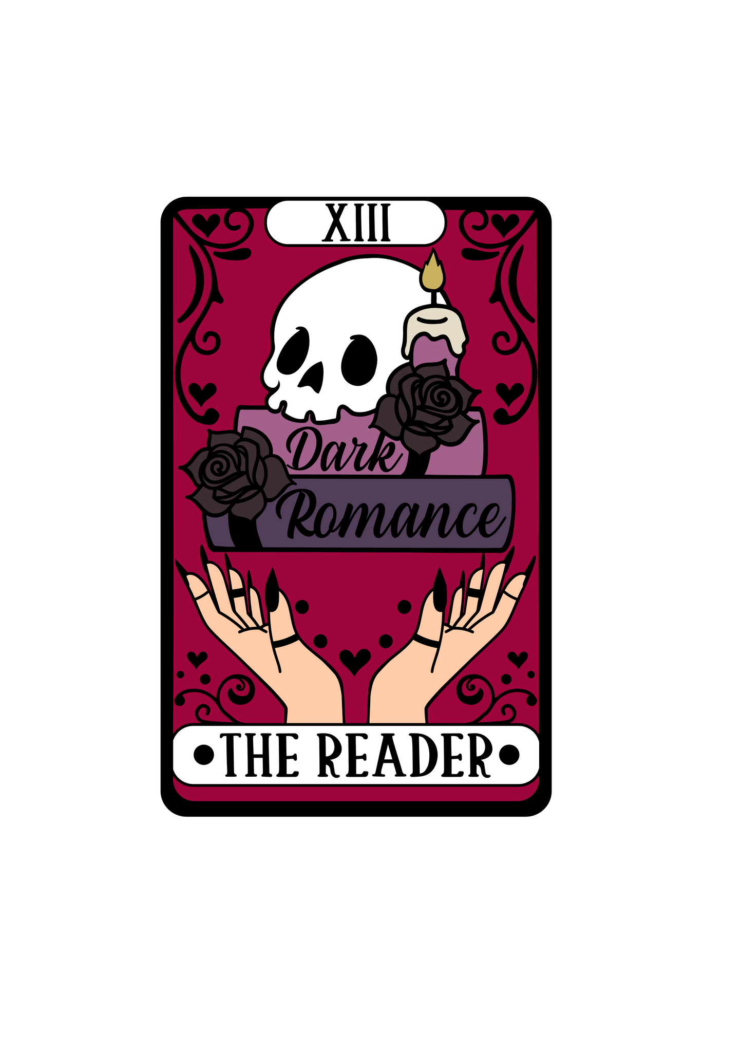 Dark Romance Tarot Sticker