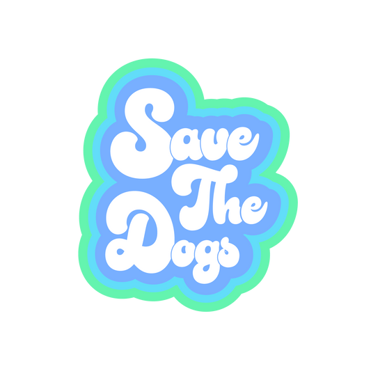 Save The Dogs Sticker