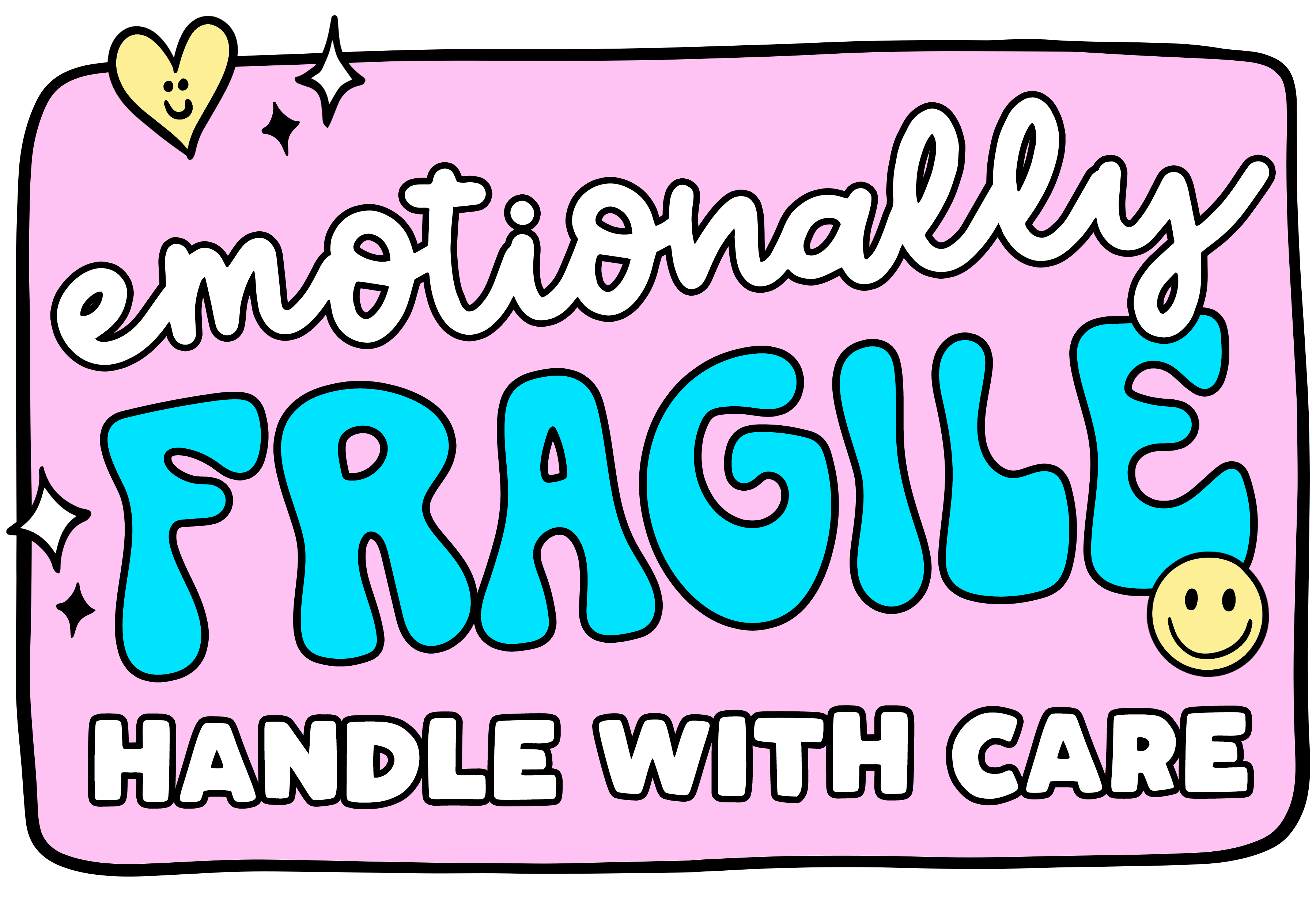 Emotionally Fragile Sticker – Coven Creations