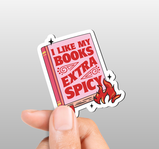 I Like My Books Extra Spicy Magnet