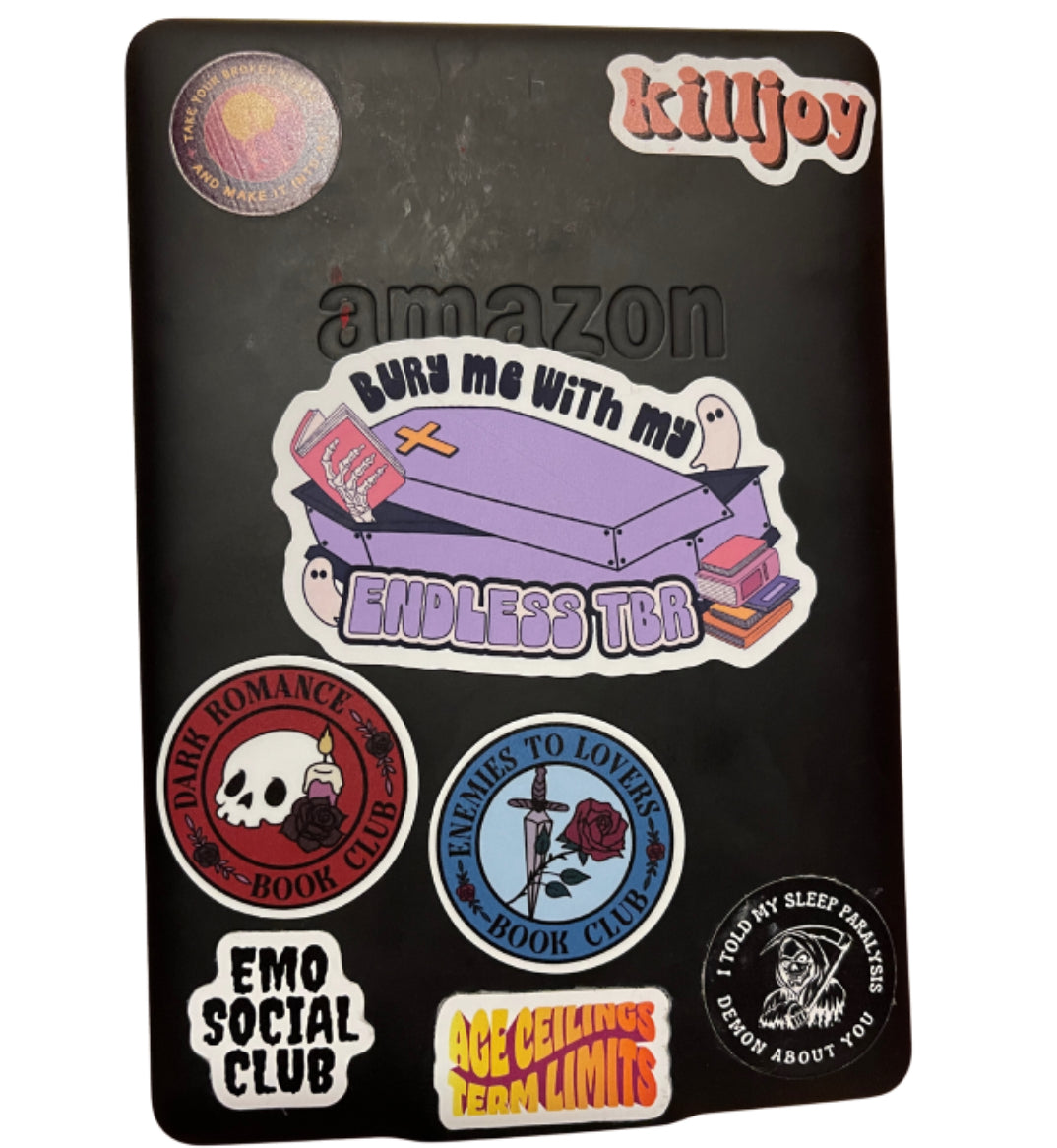 Spicy Literature Kindle Sticker