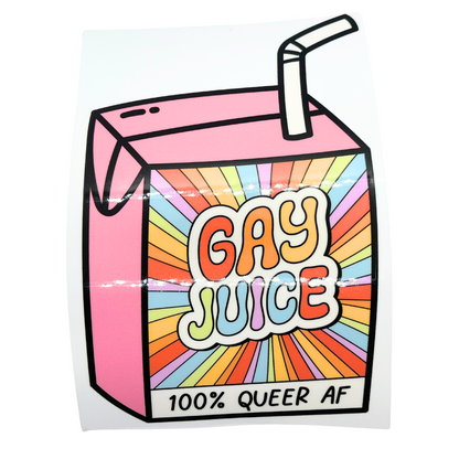 Gay Juice Decal