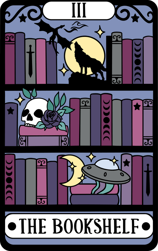 The Bookshelf (Paranormal) Tarot Sticker