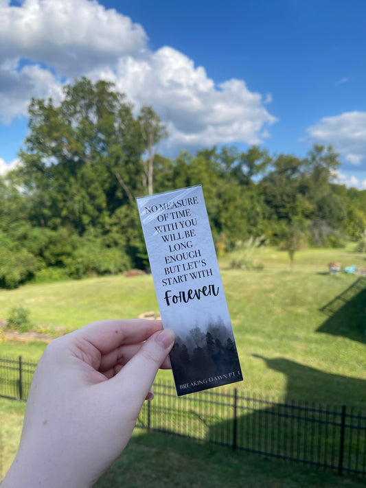 Twilight Breaking Dawn Bookmark