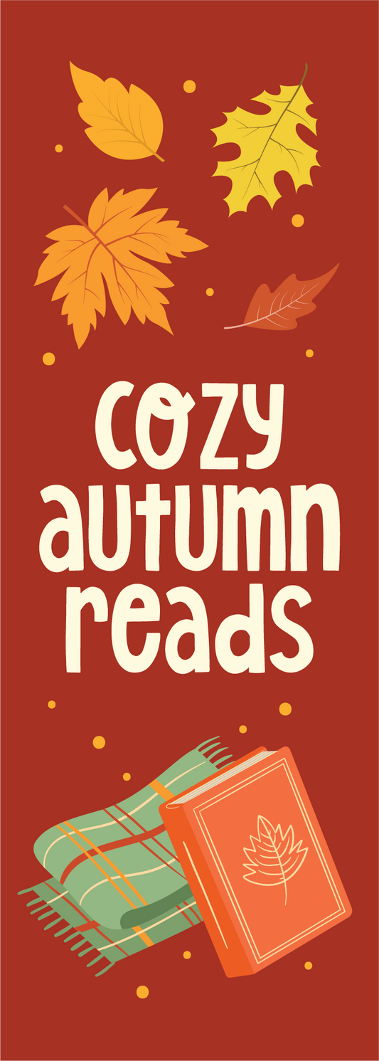 Cozy Autumn Reads Bookmark