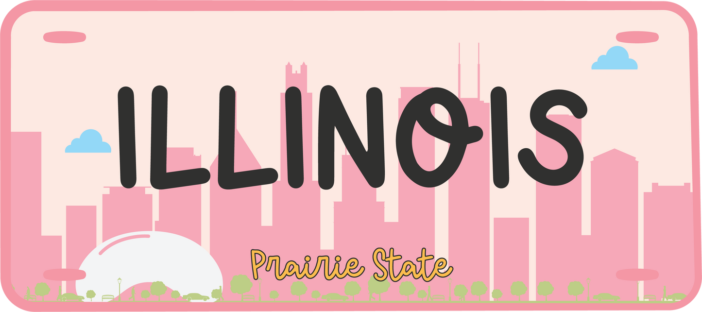 Illinois Plate Sticker