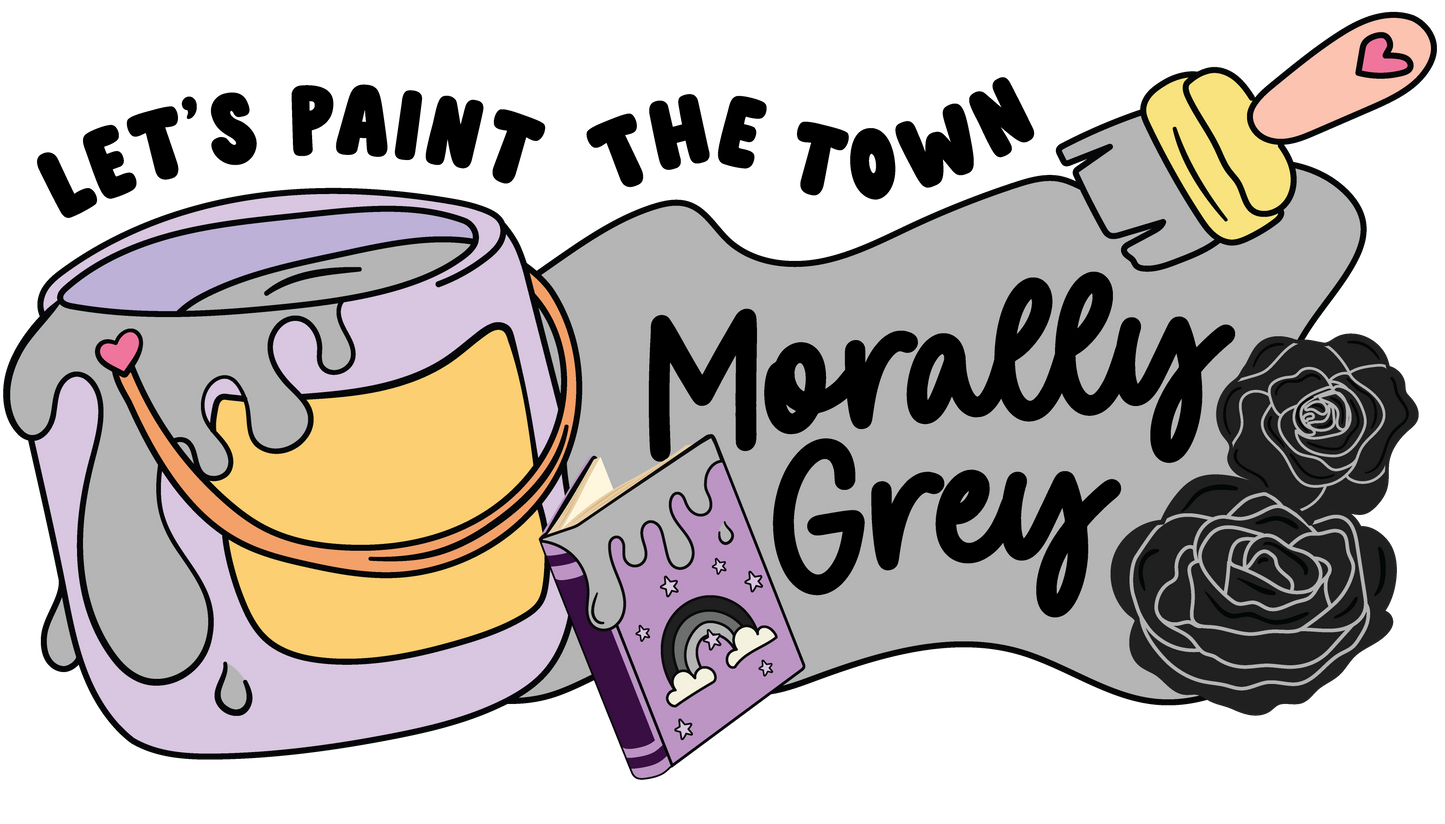 Let's Paint The Town Morally Grey Sticker