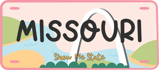 Missouri Plate Sticker