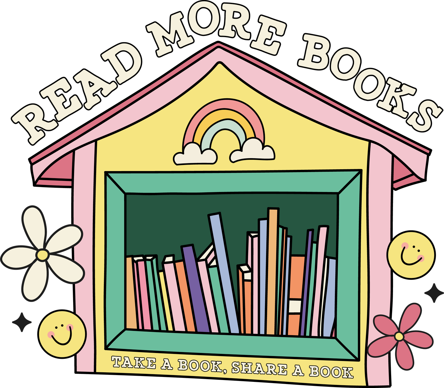 Read More Books Sticker