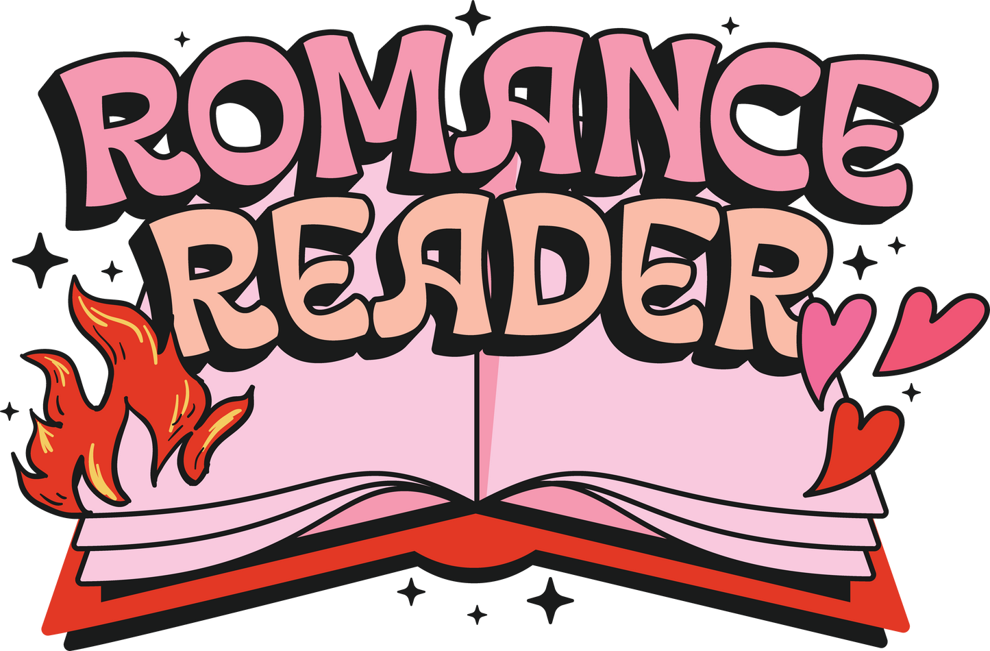 Romance Reader Sticker