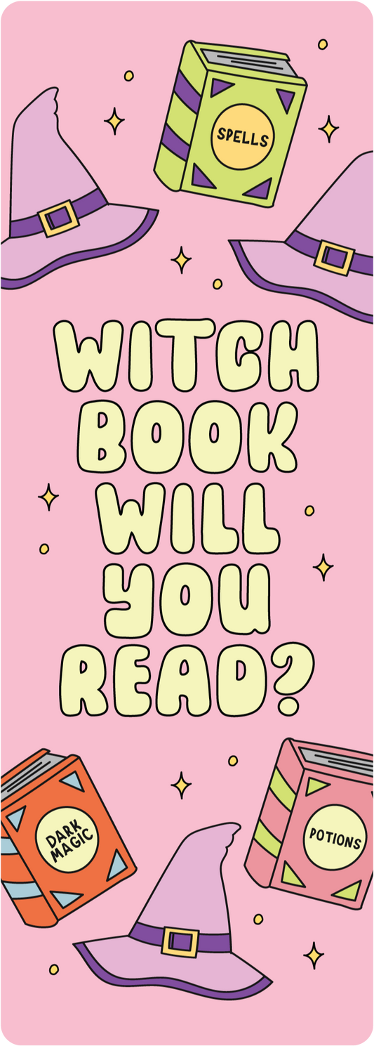 Witch Book Will You Read Bookmark