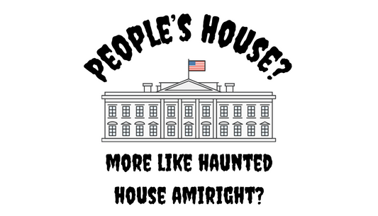 Peoples House? More Like Haunted House Sticker