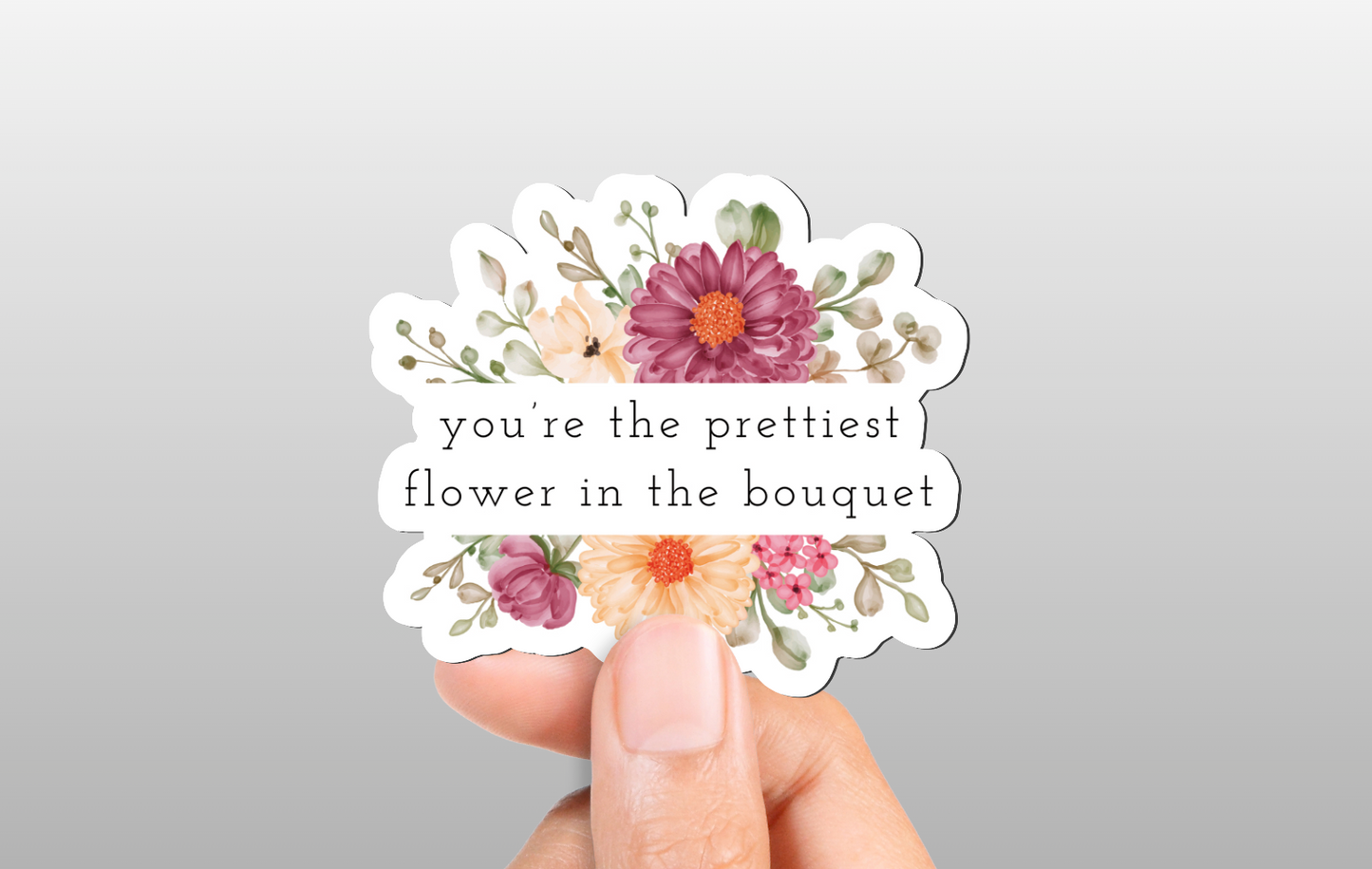 You're The Prettiest Flower Magnet