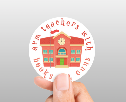 Arm Teachers with Books Not Guns Sticker