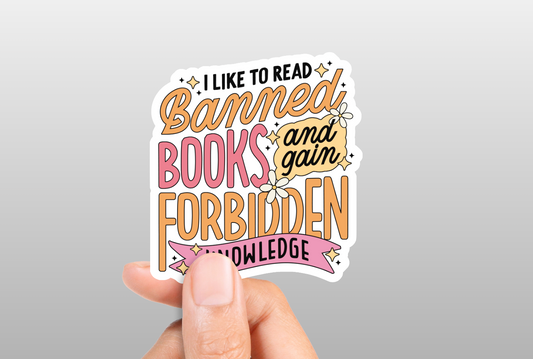 Banned Books and Forbidden Knowledge Sticker