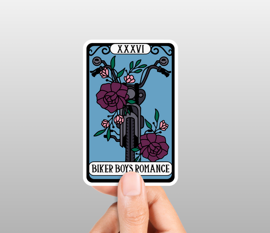 Biker Boy's Romance Tarot Sticker