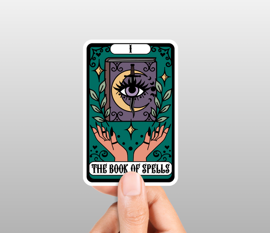 Book of Spells Tarot Sticker