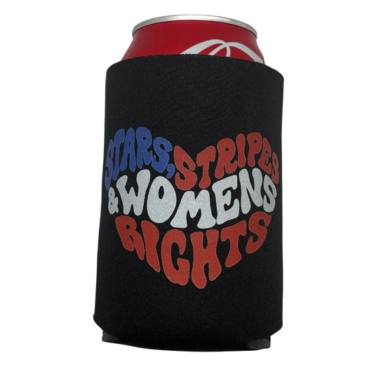 Stars, Stripes, and Women's Rights Coozie