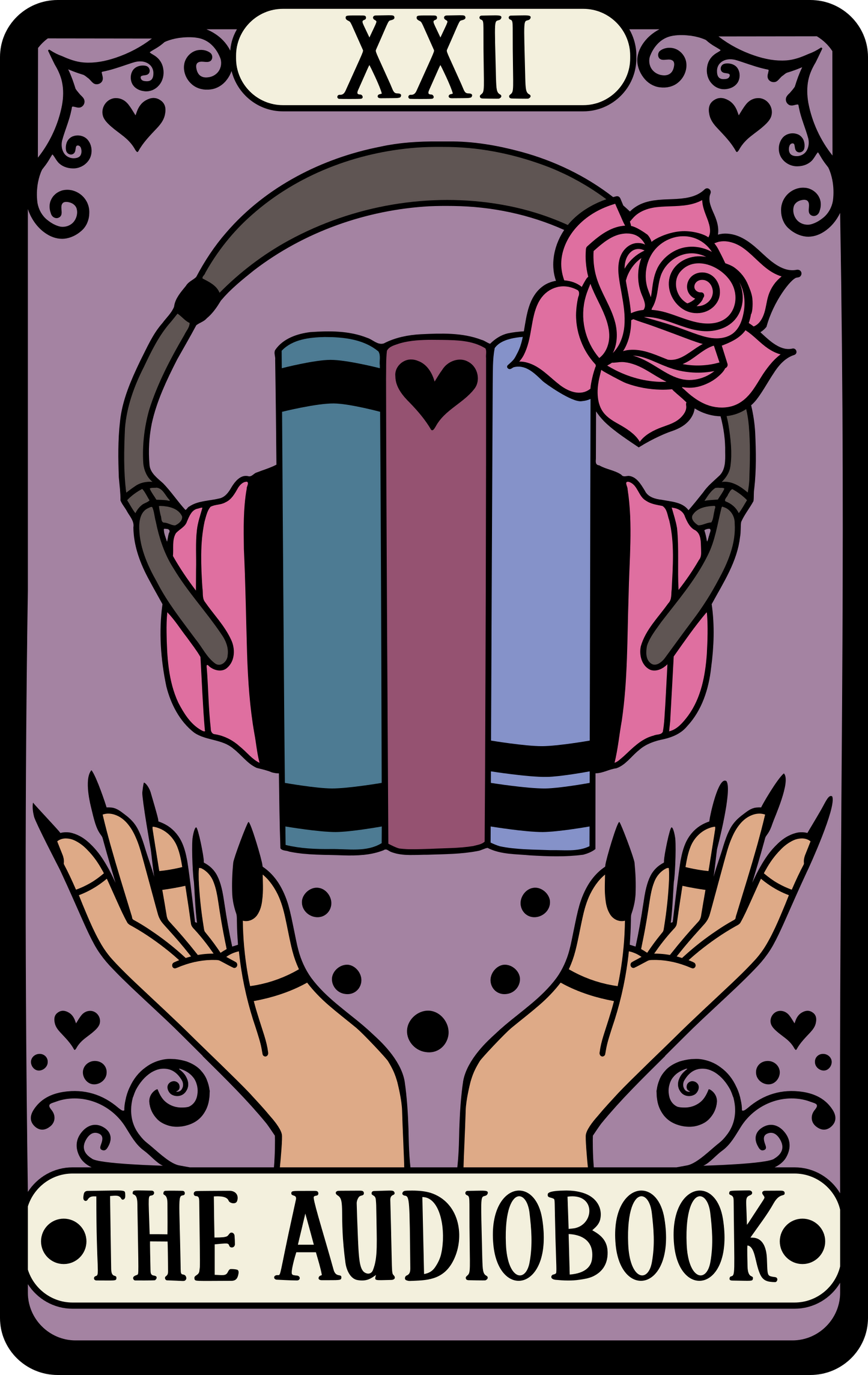 The Audiobook Tarot Sticker