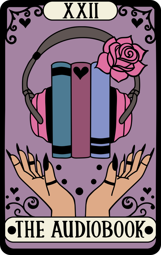 The Audiobook Tarot Sticker